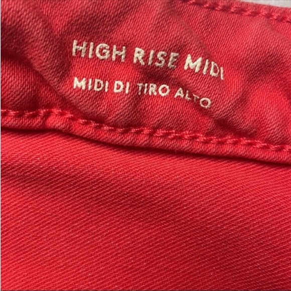 Universal thread Shorts Size 4 / 27 Stretchy Comfy Coral High Rise Midi - Picture 5 of 8